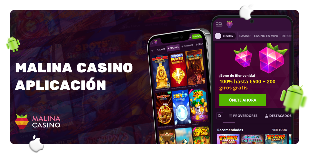 Descargue la aplicación oficial de Malina Casino y Juegue sobre la marcha