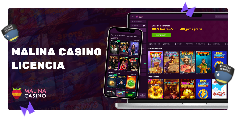 Licencia legítima de Malina Casino España